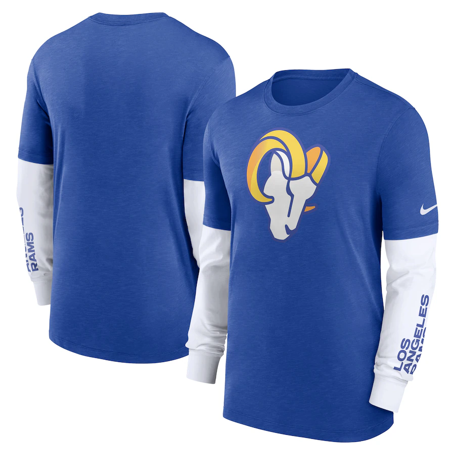 2023 Men NFL Los Angeles Rams Nike Long Tshirt